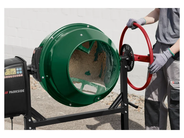 PARKSIDE® Bétonnière PCM 125 A1, 120 l, 550 W