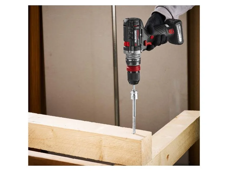 Perceuse-visseuse sans fil et accessoires PPBSSA 12 BF24 A1, 12 V