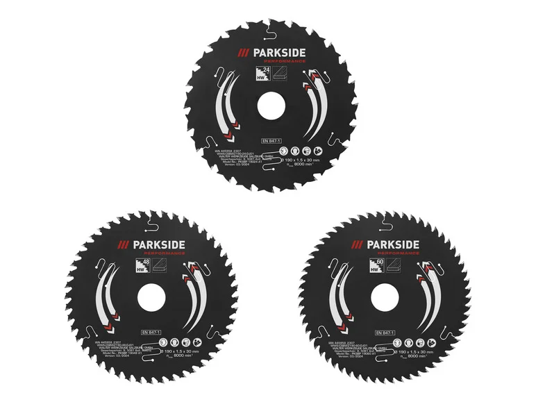 PARKSIDE PERFORMANCE® Lame de scie circulaire, 190 mm