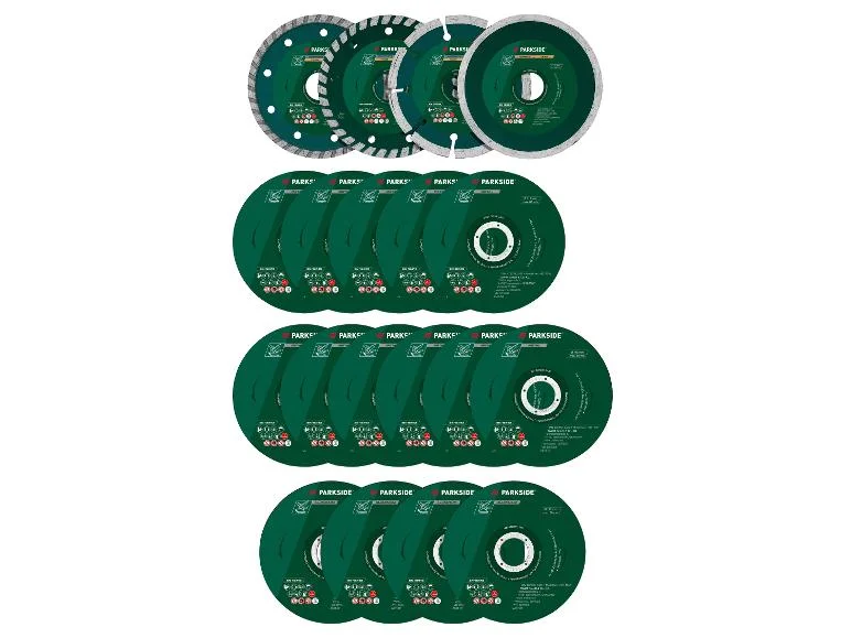 Set de disques pour meuleuse d'angle, Ø 115 mm