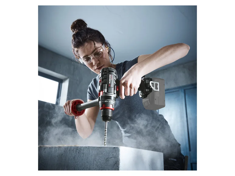 PARKSIDE PERFORMANCE® Perceuse-visseuse à percussion sans fil PPSBSA 20-Li A1, 20 V