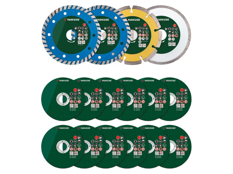 PARKSIDE® Jeu de disques à tronçonner PWSZS 1, Ø 125 mm