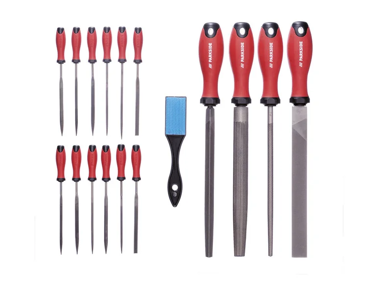 PARKSIDE® Set de limes d'atelier, 17 pièces