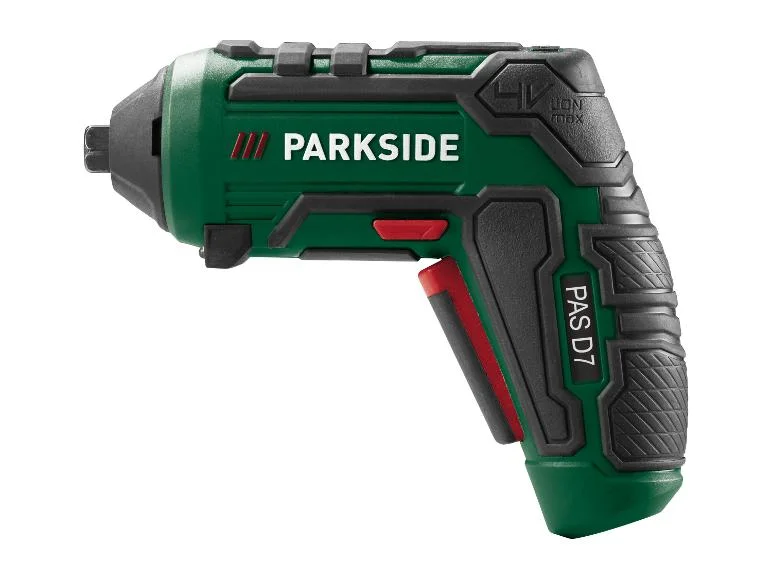 Visseuse sans fil avec embouts interchangeables PAS D7, 4 V