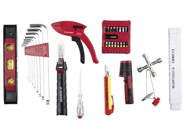 PARKSIDE® Coffret d'outils d'électricien, 83 pièces