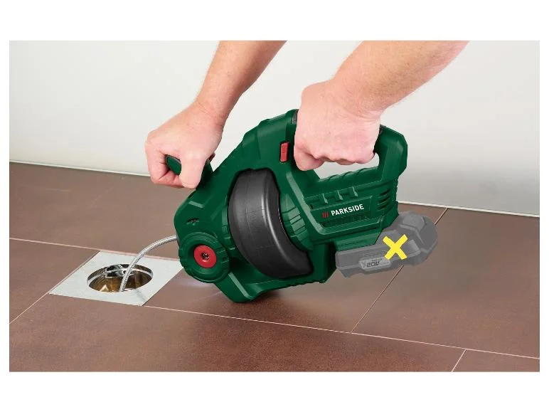 Nettoyeur de canalisation sans fil PARRW 20-Li A1, 20 V