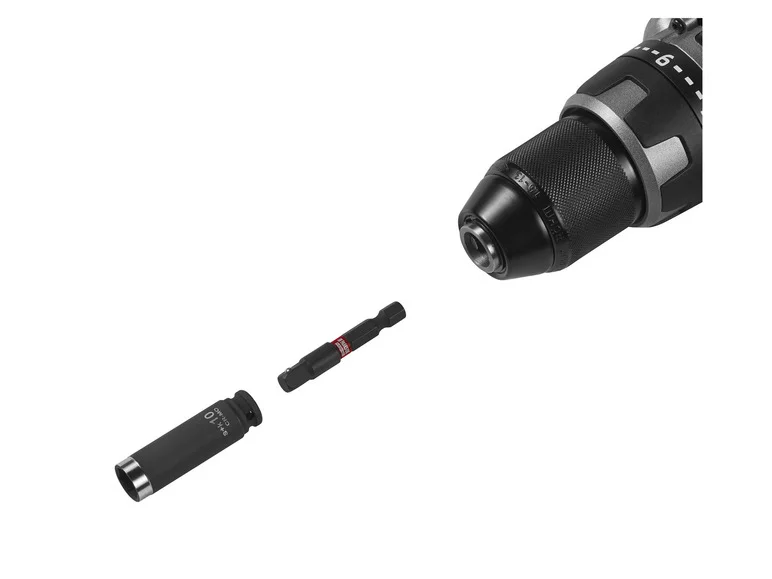 PARKSIDE PERFORMANCE® Set de douilles et embouts pour clé à choc, PSS 21 A1, 21 pièces