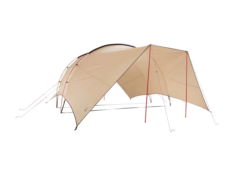 Auvent « Tahuta Shelter 5 », 600 x 500 cm