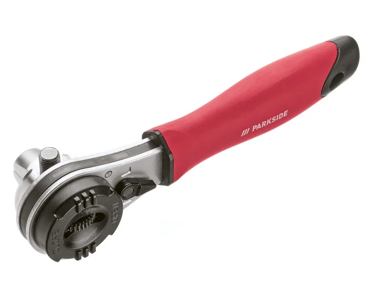 PARKSIDE® Clé multi-cliquet ou cliquet 8 en 1, poignée bi-matière