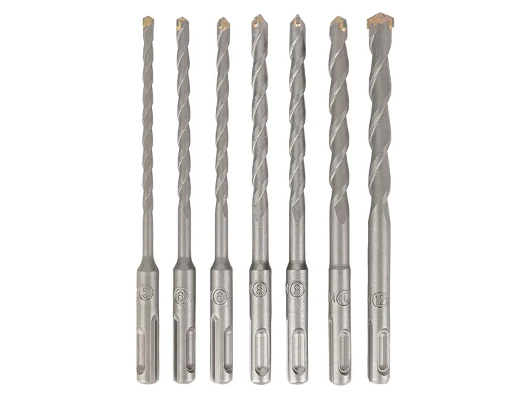 PARKSIDE® Set de forets à marteau SDS PBS 7 A2 / Set de burins courts SDS PRMS 4 A1