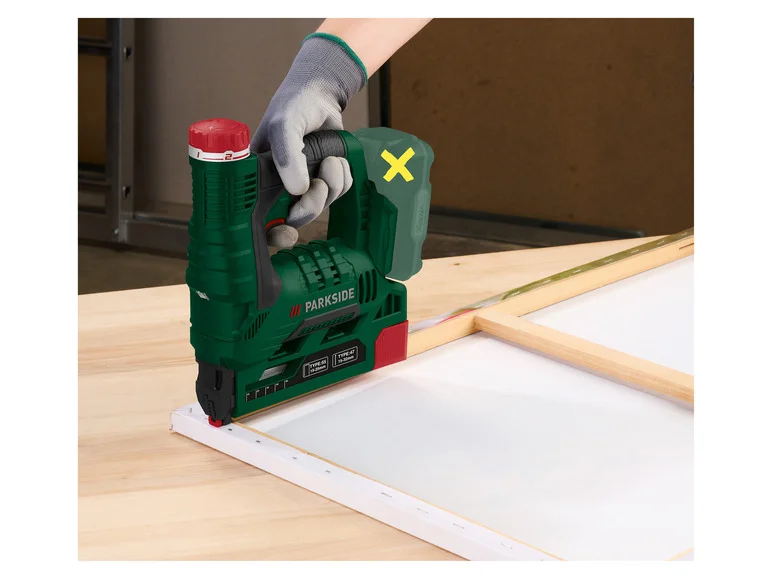 PARKSIDE® Agrafeuse sans fil PAT 20-Li A1, sans batterie ni chargeur, 20V