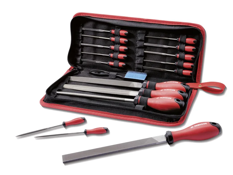PARKSIDE® Set de limes d'atelier, 17 pièces