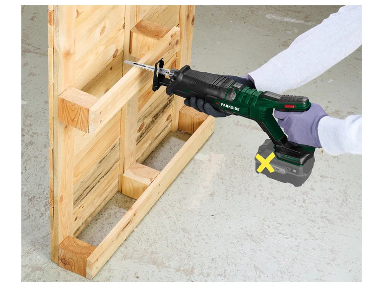 PARKSIDE® Scie sabre sans fil PSSA 20-Li B2, 20 V