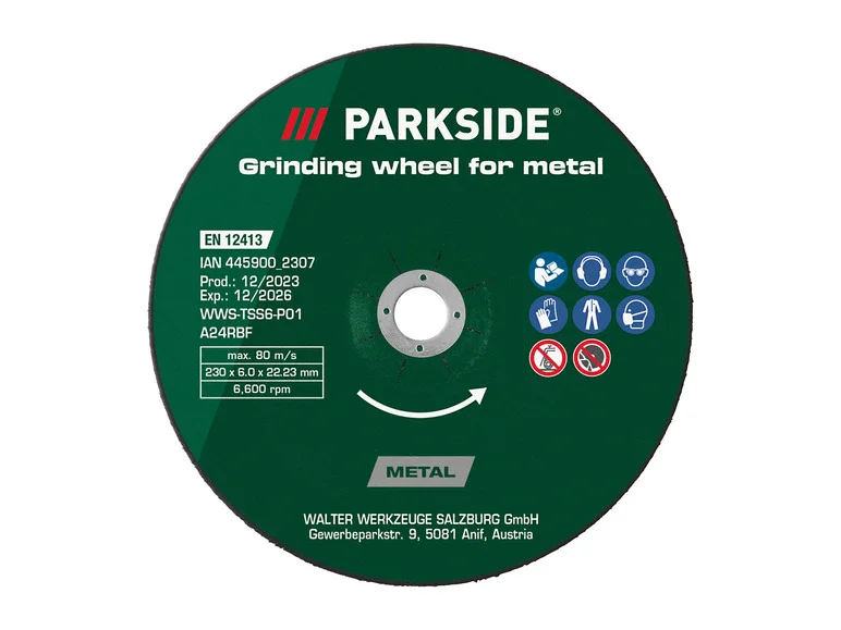 PARKSIDE® Kit de disques à tronçonner ou ébavurer ou Disque à tronçonner diamanté, Ø 230 mm