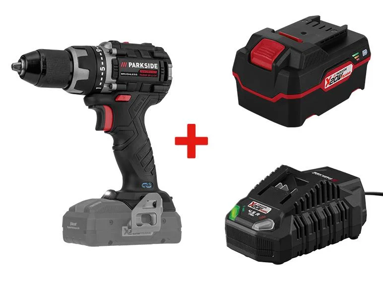 Perceuse-visseuse sans fil + Batterie + Chargeur, 20 V