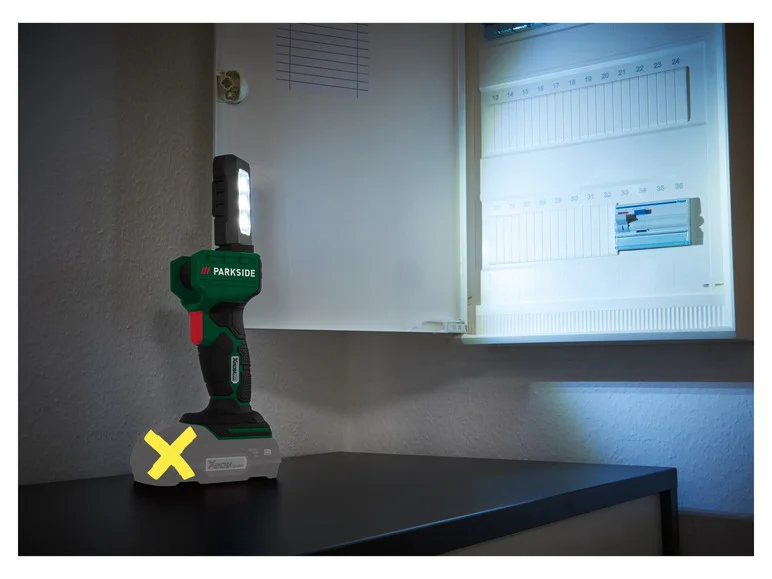 PARKSIDE® Lampe torche LED sans fil PLHLA 20-Li A1 / PLHLA 20-Li C1, 20 V