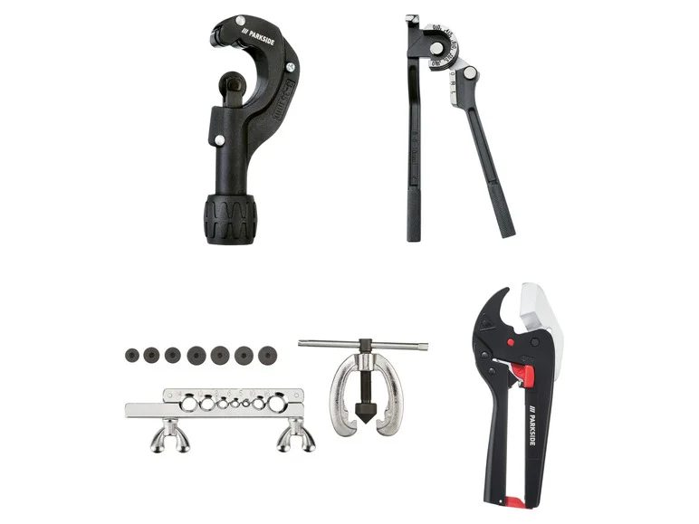 Coupe-tubes plastique ou coupe-tubes ou pince à cintrer les tubes ou kit d'outils à cintrer double