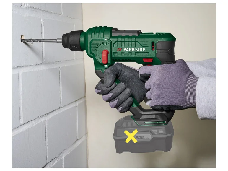 PARKSIDE® Marteau perforateur sans fil PABH 20-Li D4, 20 V