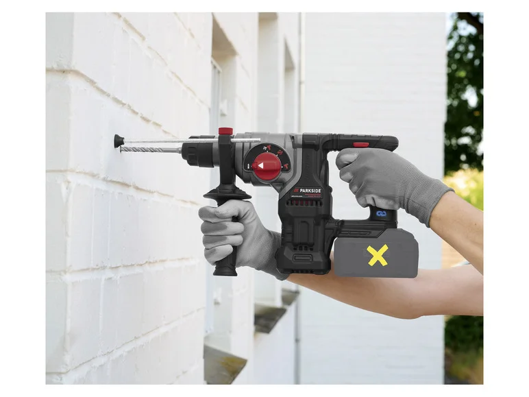 PARKSIDE PERFORMANCE® Perforateur-burineur sans fil PKHAP 20-Li C3, sans batterie ni chargeur, 20 V