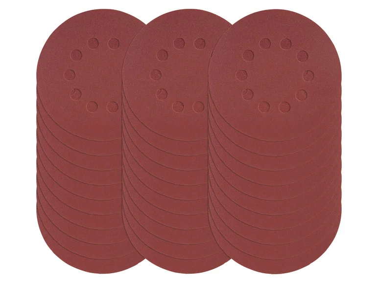 PARKSIDE® Set de feuilles abrasives, pour meuleuses excentriques
