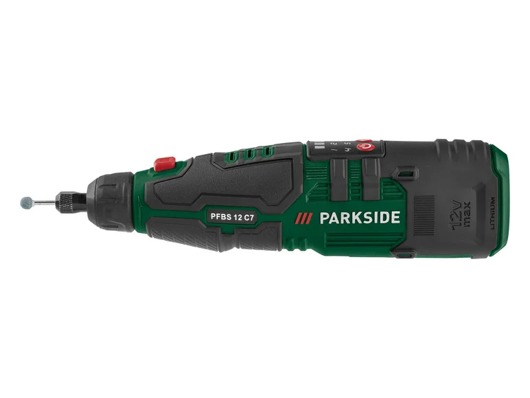 PARKSIDE® Perceuse-meuleuse de précision sans fil PFBS 12 C7, 12 V