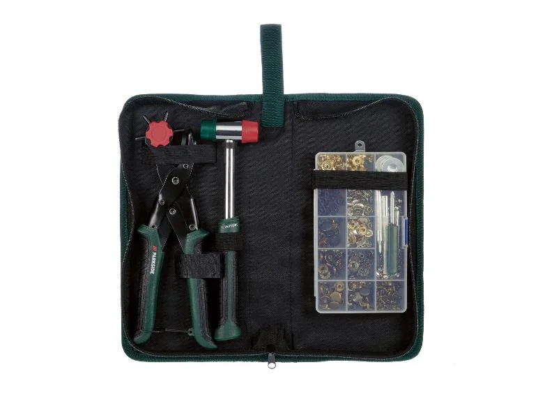 Set pince emporte-pièce/boutons-pression, 358 pièces