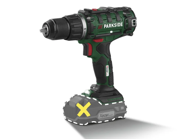 PARKSIDE® Perceuse-visseuse sans fil 20 V PABS 20-Li G8, 20 V