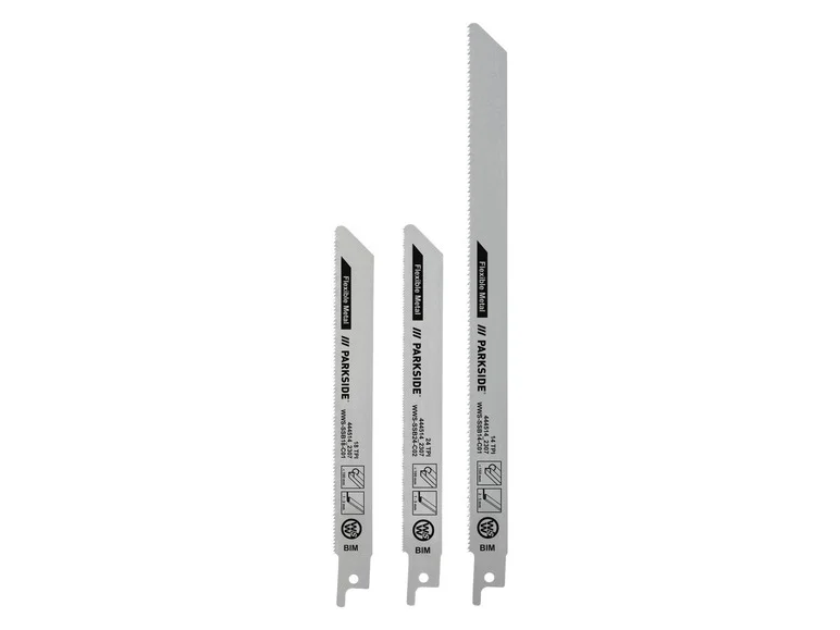 PARKSIDE® Set de lame de scie sabre, 3 pièces