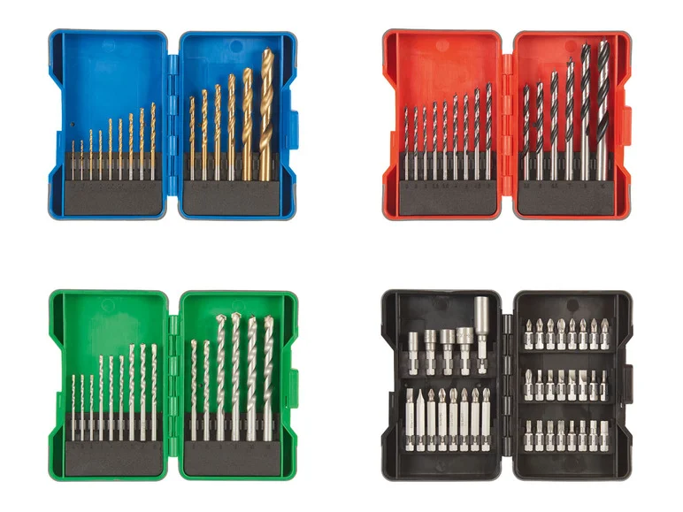 Set de forets HSS, mèches ou embouts PBB 4 A1