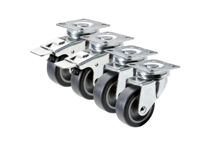 Roulettes pivotantes