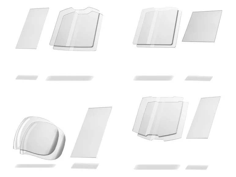 Kit d'écrans de rechange pour casque de soudure PSES 3 A1, 3 pièces