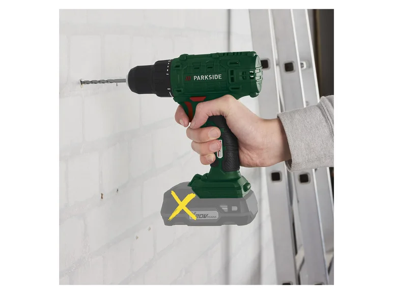 PARKSIDE® Perceuse-visseuse sans fil PBSA 20-Li A1, 20 V