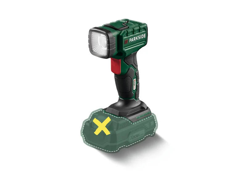 Lampe torche LED sans fil PLHLA 20-Li A1, 20 V