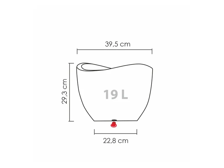 Scheurich Pot à plantation Wave Globe