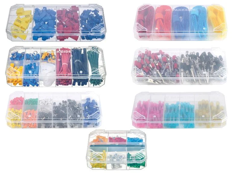 Assortiment de pièces basse tension