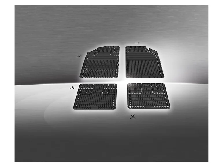 Tapis de voiture tous temps, 4 pièces