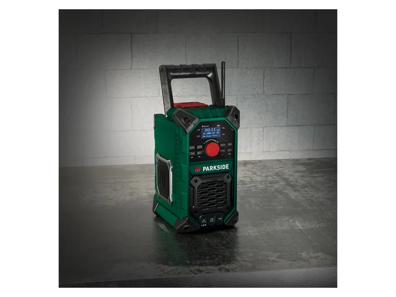 PARKSIDE® Radio de chantier sans fil PBRA 20-Li B2, 20 V