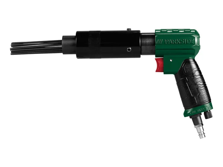 Grignoteuse à tôle, dérouilleur à aiguilles ou unité de maintenance pneumatique