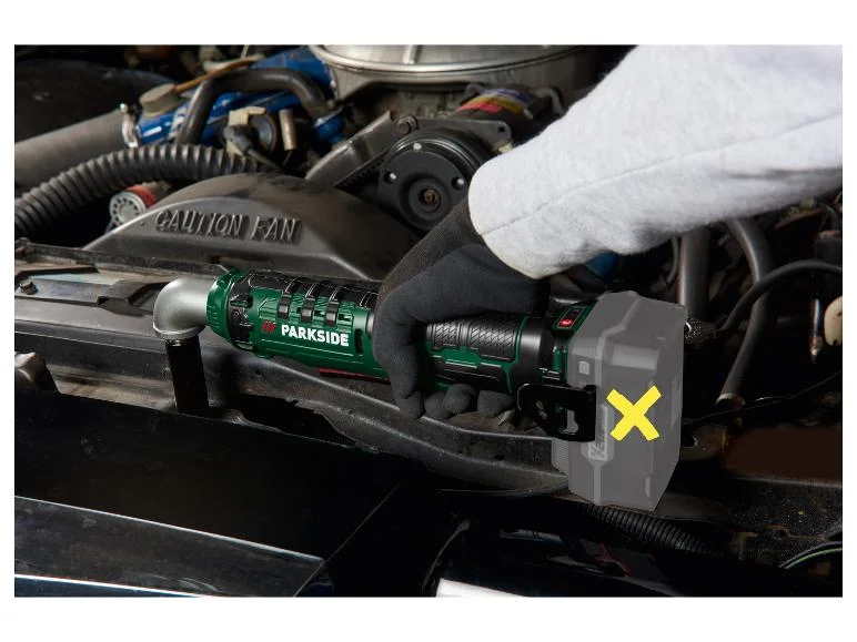 Visseuse d’angle à choc sans fil PAWS 20 A1, 20 V