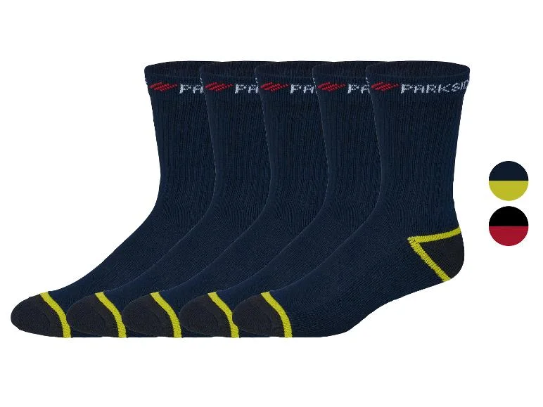 Lot de 5 paires de chaussettes de travail homme