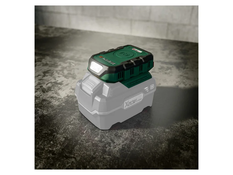 Adaptateur de charge pour batterie PWCA 20-Li A1, 20 V