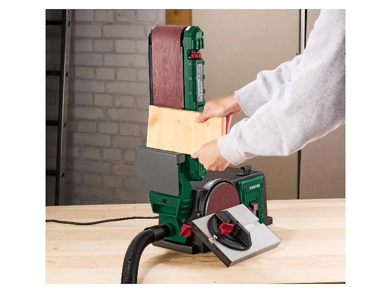 Ponceuse à bande et à disque PBTS 370 B3, 370 W