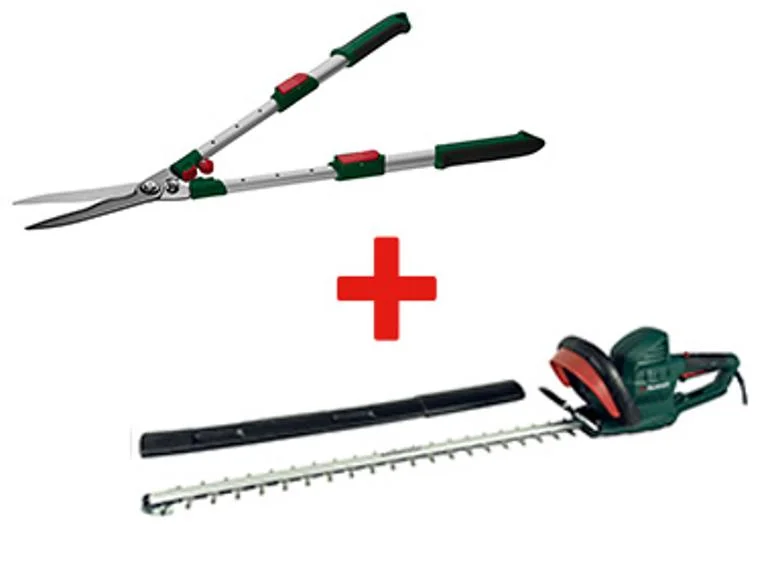 Electric Hedge Trimmer + Telescopic Hedge Trimmer