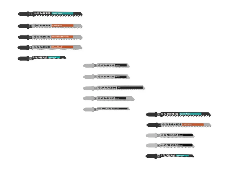 Lames de scie sauteuse PSTZ 3 A1, 5 pièces