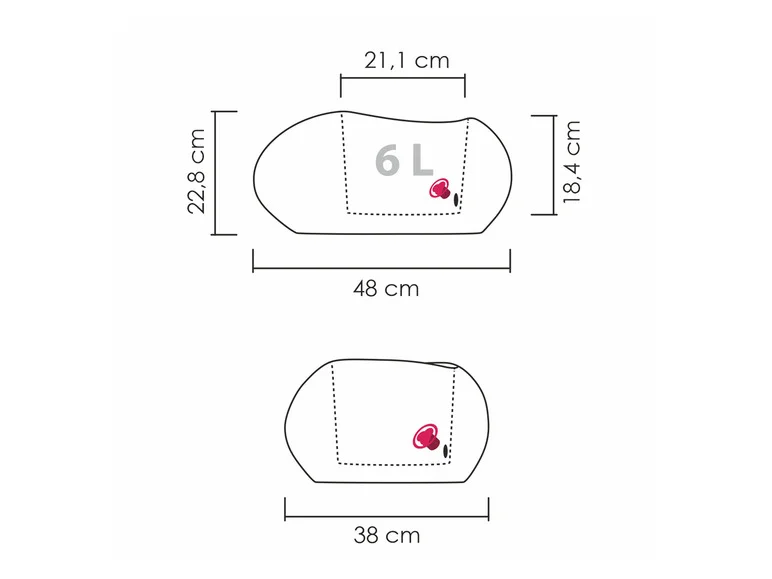 Pot à fleurs »Flow«