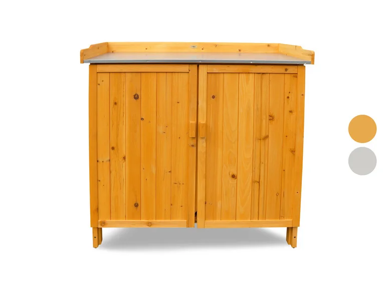 Table de jardin avec meuble bas, 98 x 48 x 95 cm