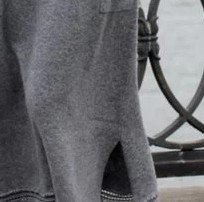 Plain Cowl Neck Loosen Fall Dresseswomen's Clothing