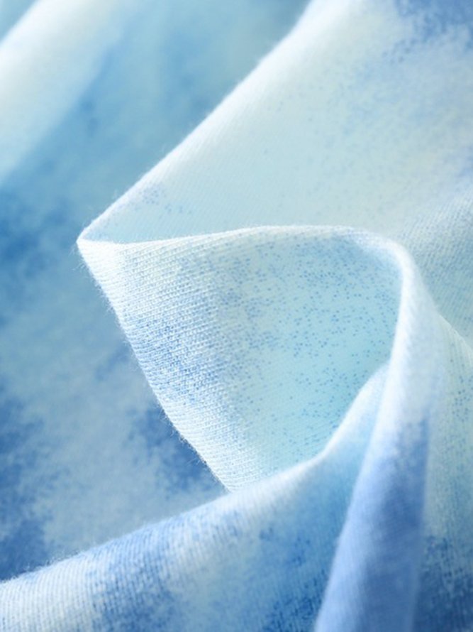 Breathable Comfortable Tie-Dye Loose Casual Nightdress