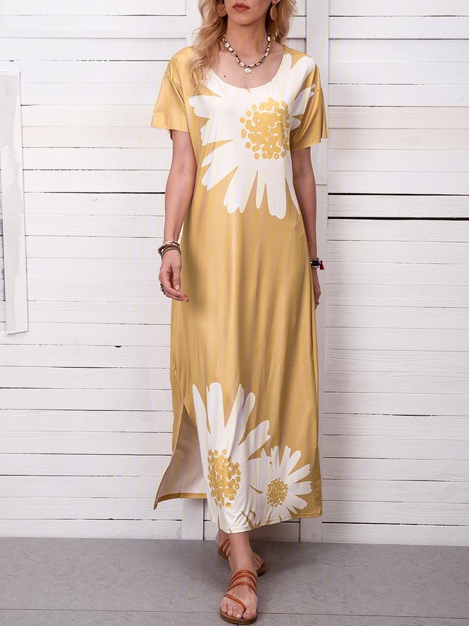 Everyday Women's Dress Casual Daisy Print Dress