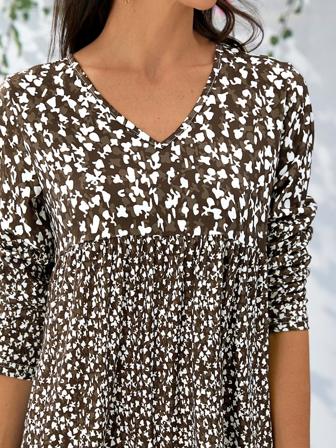 Regular Fit Floral Dress